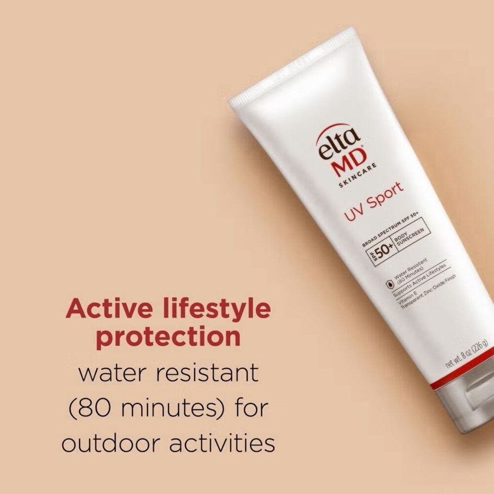 EltaMD UV Sport Broad Spectrum SPF 50+ Body Sunscreen 8 fl oz Fragrance Free - Picture 6 of 9